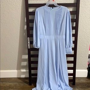 Sky blue long dress!